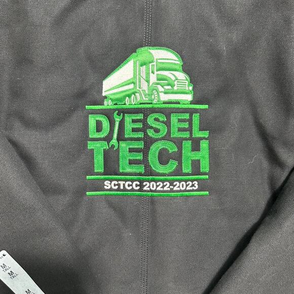 Carhartt Black Work Chore Jacket Mens Medium Tall Corduroy Collar Insulated Coat - Picture 5 of 6